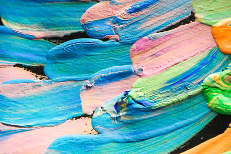 fragment of an abstract painting drawn by the author of photographsの写真素材