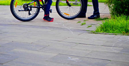 fragment of urban infrastructure and urban lifeの写真素材