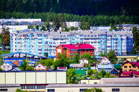 Cityscape of Reykjavik, capital city of Iceland.の写真素材