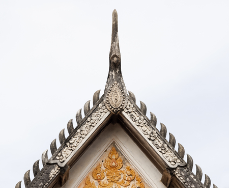 Old temple roofの写真素材