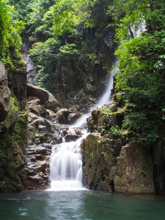Phlio waterfall National Park In Chanthaburiの写真素材