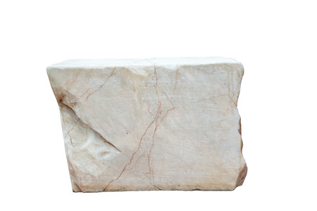 Rectangular stones isolated on backgroundの写真素材