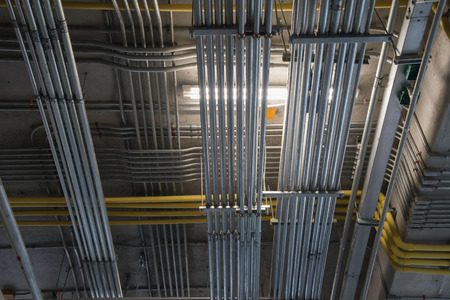 Electrical Metal Conduit Installationの写真素材