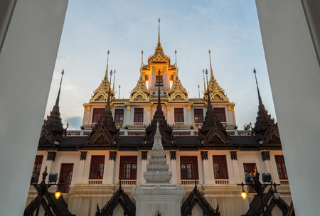 Wat Ratchanatdaram in thailand bangkokの写真素材