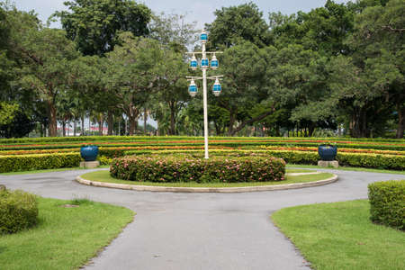 The Park has beautiful thana.の写真素材