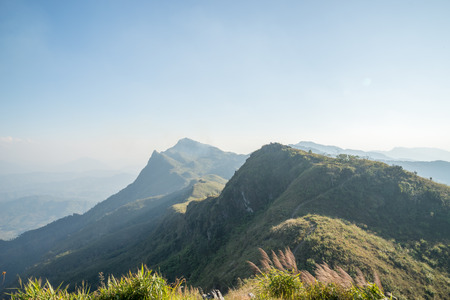 The mountain landscape in thailandの写真素材