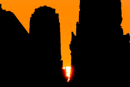 Peak Pagoda Temple at sunsetの写真素材