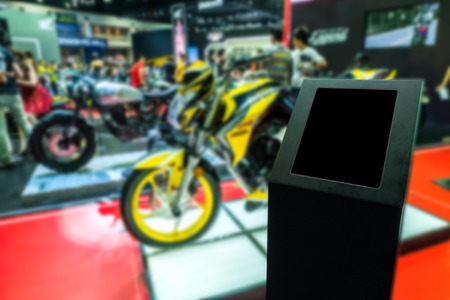 The Advertising sales promotion car.の写真素材