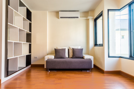 The Modern living room interior.