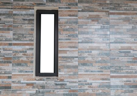 The opened blank window frameの写真素材