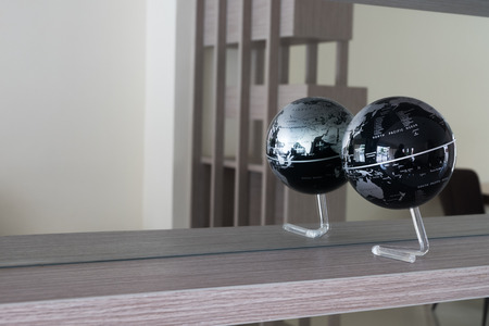 Close up of europe on globe.の写真素材