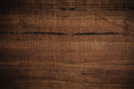 Old grunge dark textured wooden background,The surface of the old brown wood textureの写真素材