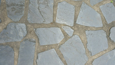 Walk way make from stone