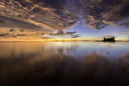 Beautiful sunsetの写真素材