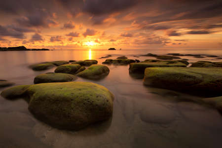 Beautiful sunsetの写真素材