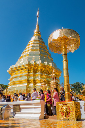 Faith of Buddha at Doi Suthepのeditorial素材