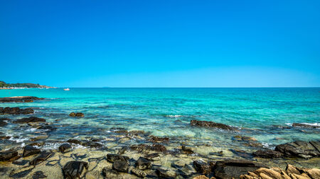 clear water green at gulf stoneの写真素材