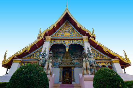 Chapel art and culture  in Thailand.の写真素材