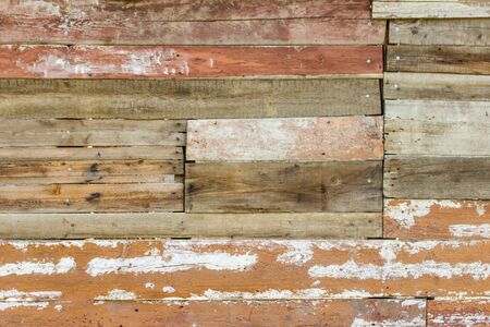 Colored Wood Panel Wall background and texture