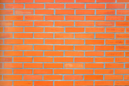 brick wall texture background material of industry building constructionの写真素材
