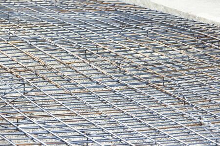 Background of reinforcing steel bars for building armature. Steel reinforcement in the construction...