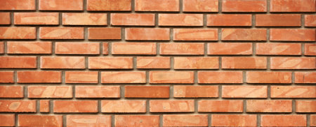 Newest Red urban brick wall texture background.