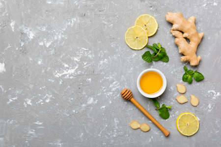 Natural cold and flu home remedies. Natural ingredients for immunity stimulation and viruses...