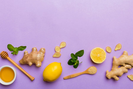 Natural cold and flu home remedies. Natural ingredients for immunity stimulation and viruses...