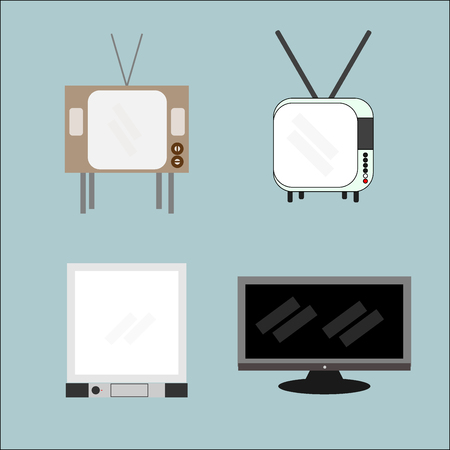 Television modelのイラスト素材