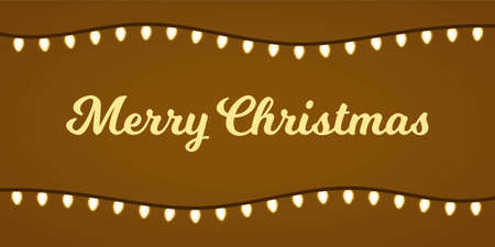 Vector illustration of a christmas banner. Concept in the New Year style. Christmas card.のイラスト素材