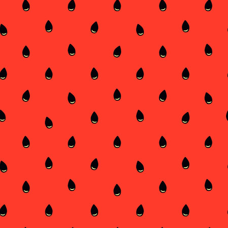 Vector seamless pattern with watermelons. Summer background for the holiday of watermelon.のイラスト素材