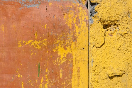 Background wood concrete and metal texture. Grunge backgroundの写真素材