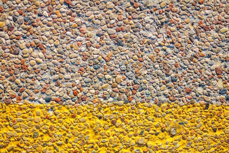 Concrete Texture with a Decorative Impregnation of Small Stonesの写真素材