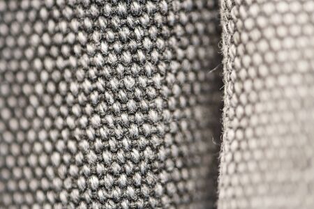Gray Fabric Texture Background. Thick Fabric for Backpacks and Sports Equipment