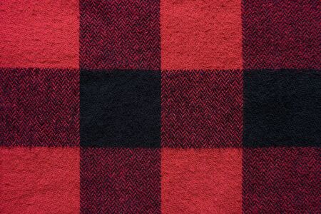 Black and Green Fabric in a Cage. Plaid material. Clothes backgroundの写真素材