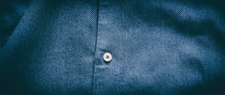 Blue cloth texture. Textile backgroundの写真素材