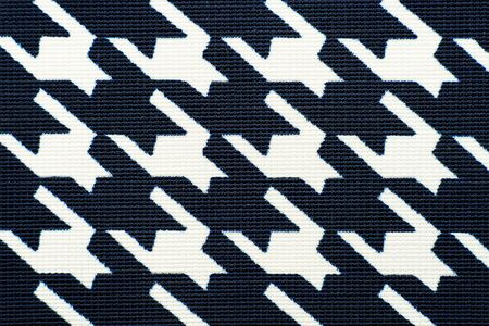 Fabric with goose foot pattern. Cloth background
