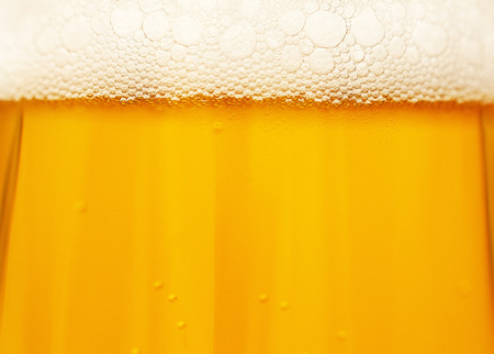 beer in glassの写真素材