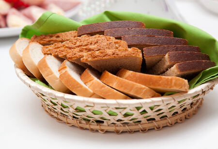 breads on the plate