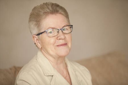 Beautiful Granny with glasses