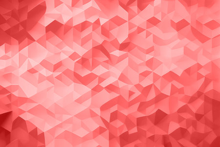 Abstract colorful low poly, triangle mosiac background. AI generated content. bright poly abstract background textureの素材