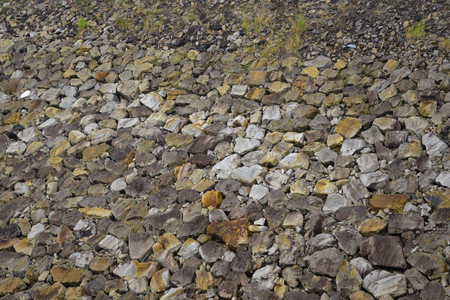 Stone texture of dam for backgroundの写真素材