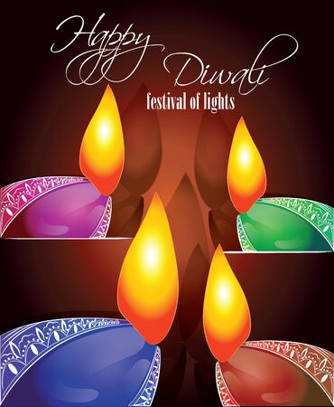 Diwali - a Festival of joy and celebrations.happy Diwali to all.のイラスト素材