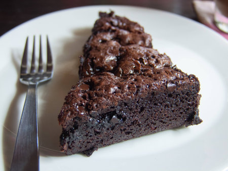The chocolate cake の写真素材