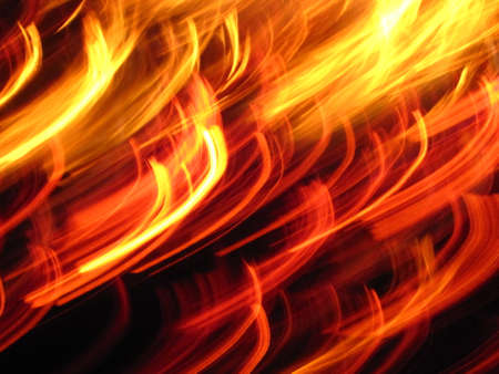 abstract blurred shot of fire