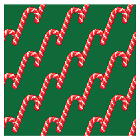 candy cane christmas seamless pattern 01のイラスト素材