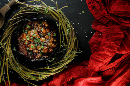 Dragon Chicken Delicious Chinese  Asian Food Cuisineの写真素材