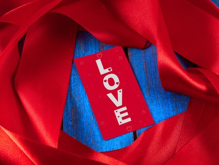 Valentine cardの写真素材