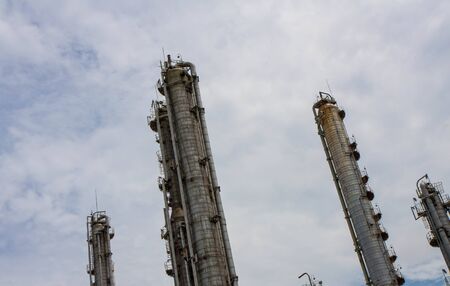 Refinery Smoke Pipeの写真素材