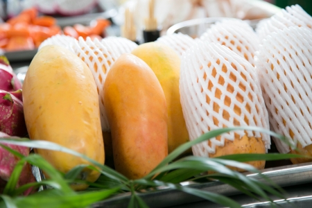 Fresh Holland Papayaの写真素材